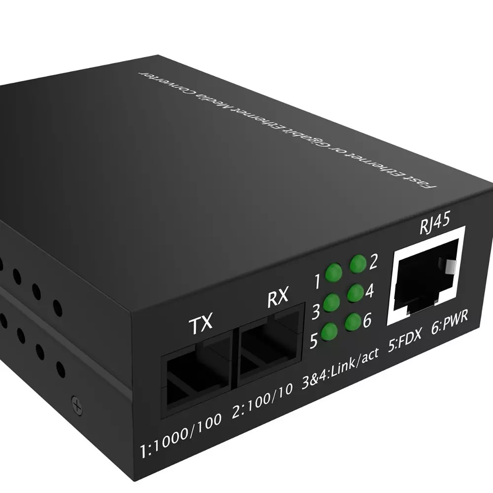 RS PRO Ethernet Media Converter -20°C 70°C 2 SFP, RJ45 Half Duplex, Full Duplex 500 m, 2725969