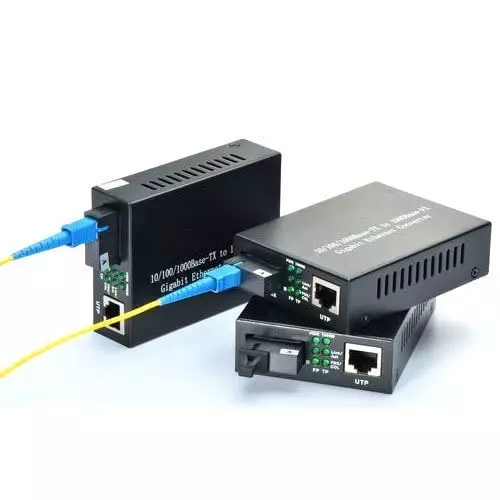 shield-plus-single-mode-single-fiber-giga-media-converter-101001000-mbps-up-to-20-km-transmission-distance-black-pack-of-2-pcs