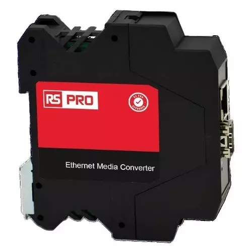 RS PRO Media Converter RJ45 1000 Mbps 100 m 1 Port, 2824457