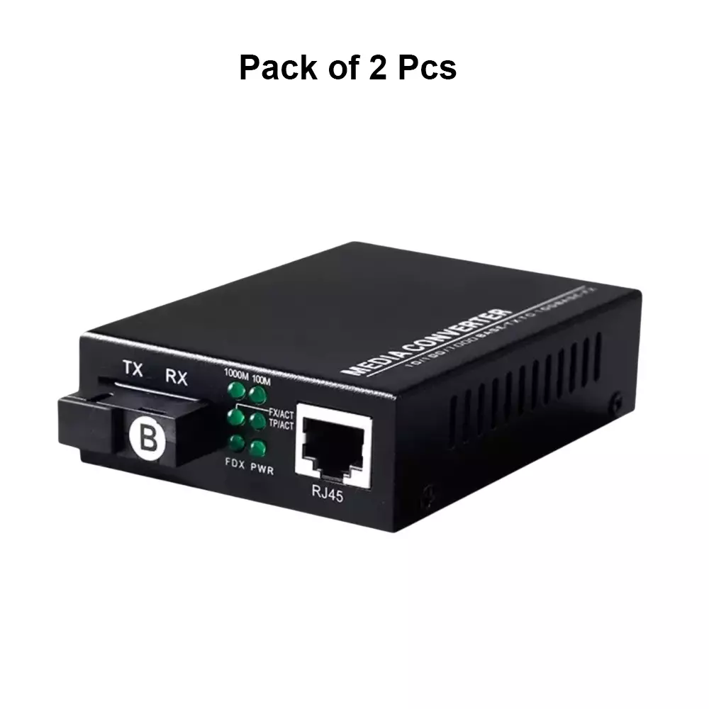 shield-plus-single-mode-single-fiber-media-converter-10100-mbps-up-to-20-km-transmission-distance-black-pack-of-2-pcs
