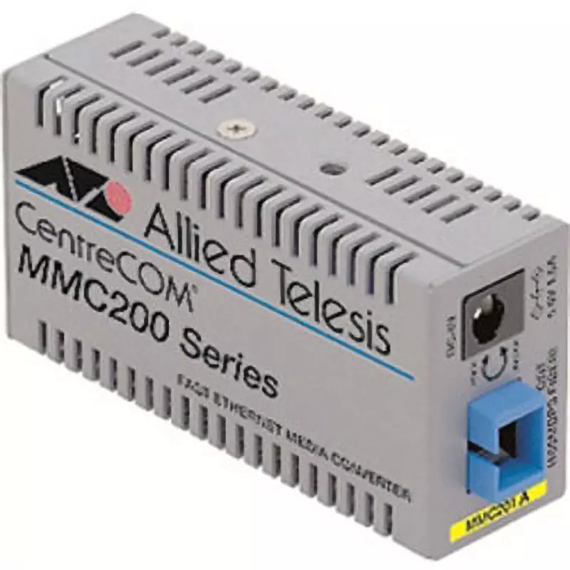 Allied Telesis Media Converter (Optical) transmitter level : -5.0 to -0 dBm,Receiver : -31.0 -3.0 dBm Specifications, 0019R