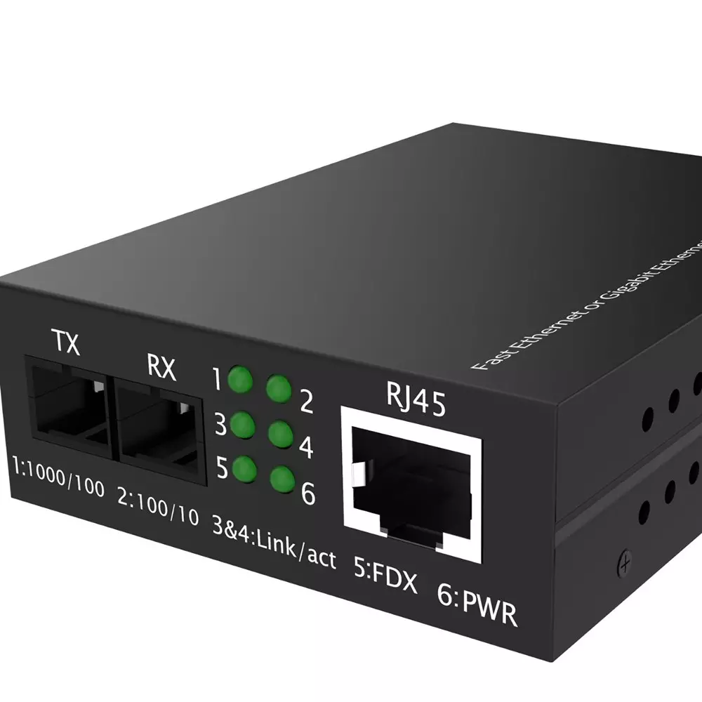 RS PRO Ethernet Media Converter -20°C 70°C 2 RJ45, ST Full Duplex, Half Duplex 2 km, 2725965