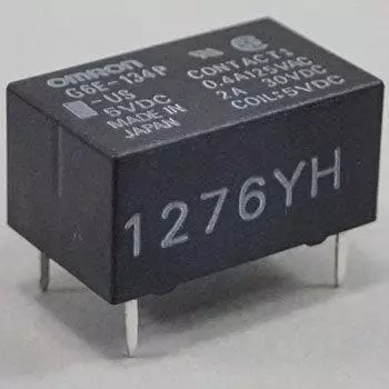 Omron Micro Relay (Small, High-Sensitivity 1-pole Signal Switching Relay) G6E 39069222,Made in Japan