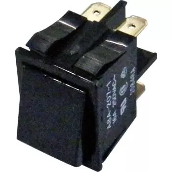 Omron Non-illuminated Rocker Switch IEC IP40 Black Cap Color, A8A Series