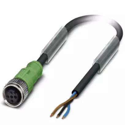Phoenix Contact 5 M Sensor/Actuator Cable SAC-3P- 5.0-PVC/M12FS 1400505