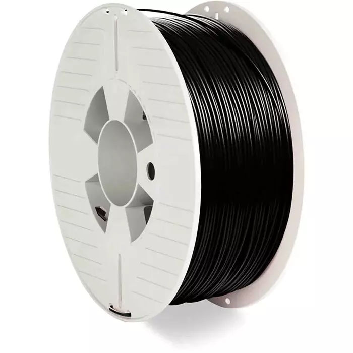 Verbatim 1.75 mm Black PET-G 3D Printer Filament 1kg, 55052