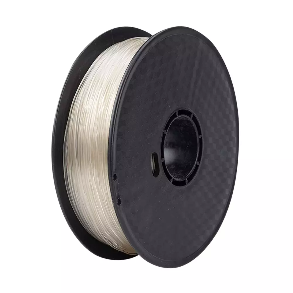 Invento 3D Printing Filament Natural Transparent Clear 1.75 mm Cable Diameter 200 g Spool Weight + 800 g PLA Weight, ISC 3055-4