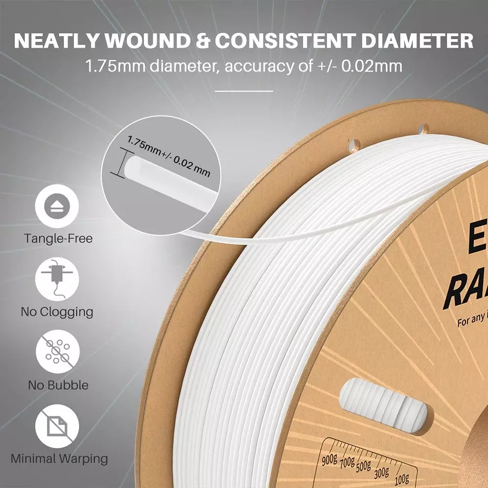 elegoo-rapid-pla-plus-3d-printer-filament-brown-175-mm-dia-1-kg-spool-high-speed-600-mms-printing