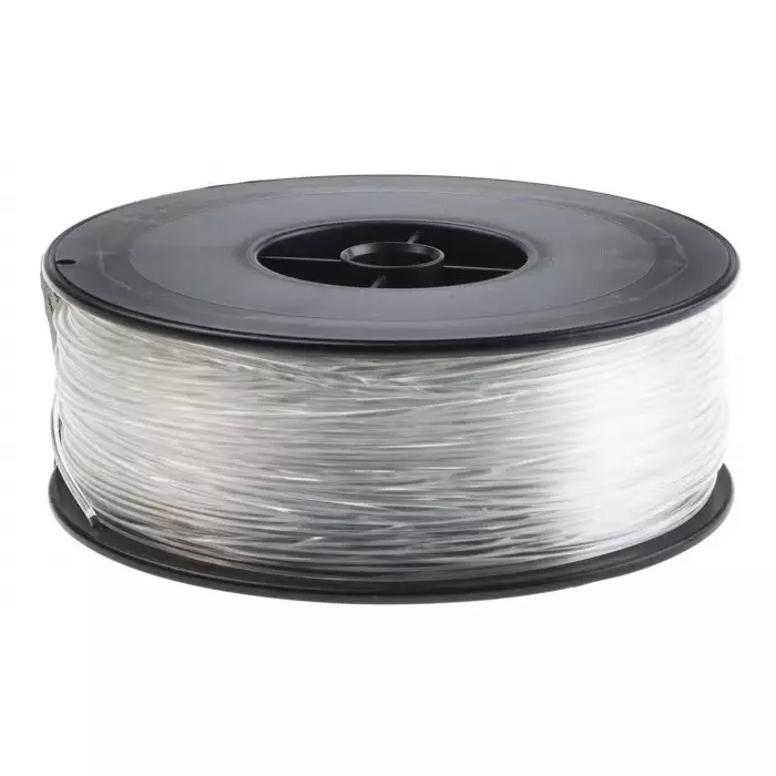 RS PRO 3D Printer Filament 1.75 mm Transparent GLASSBEND 300 g, 8320633