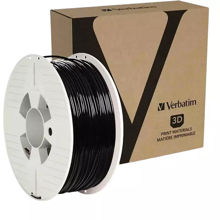Verbatim 2.85 mm Black PET-G 3D Printer Filament 1kg, 55060