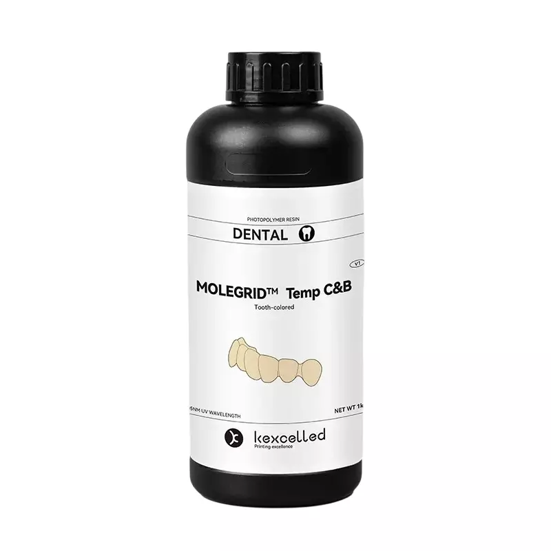 MOLEGRID Temp C&B Tooth-Colored Dental Resin Dental Resin Natural Tooth Shade Color 1 Kg Weight