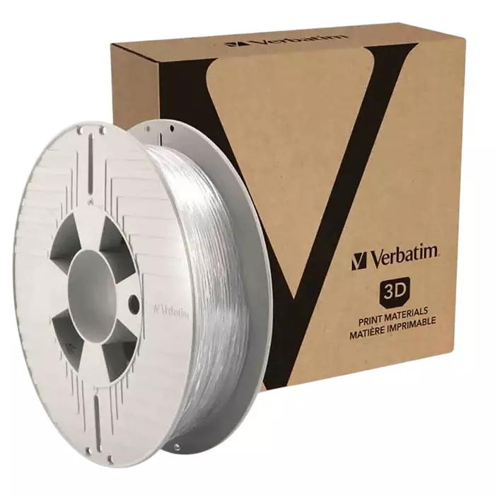 Verbatim 1.75 mm Transparent DURABIO 3D Printer Filament 500g, 55151