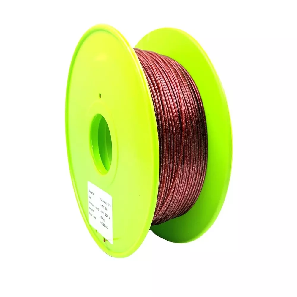 Invento 3D Printing Filament Red Glitter 1.75 mm Cable Diameter 200 g Spool Weight + 800 g PLA Weight, ISC 3062-4