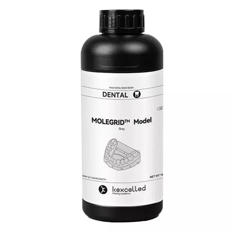 MOLEGRID Model Dental 3D Printer Resin Grey Color 1 Kg Weight
