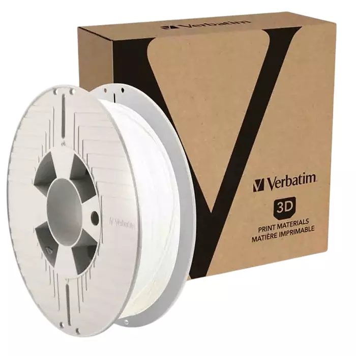 Verbatim 1.75 mm White DURABIO 3D Printer Filament 500g, 55150