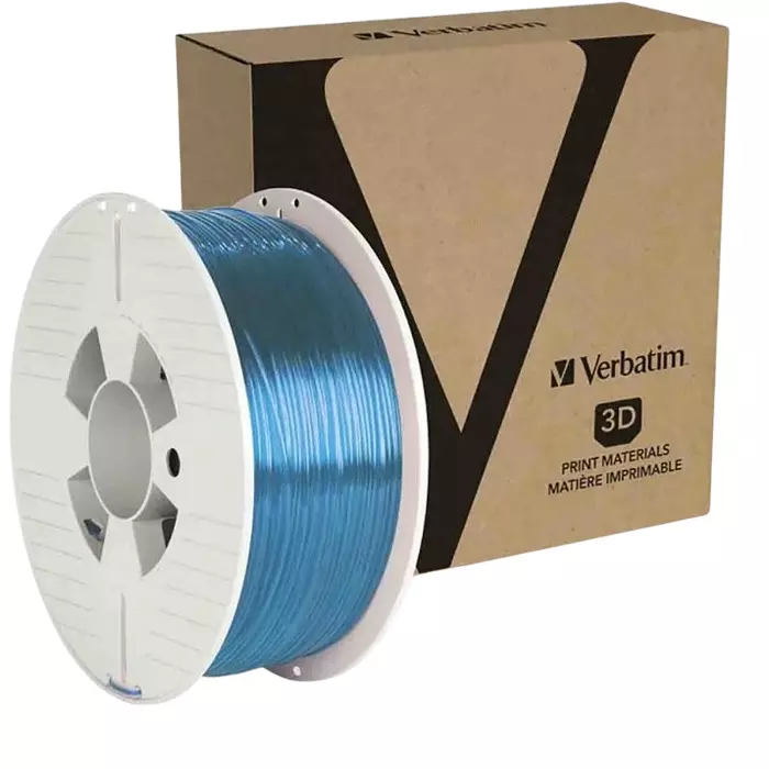 Verbatim 1.75 mm Blue PET-G 3D Printer Filament 1kg, 55056
