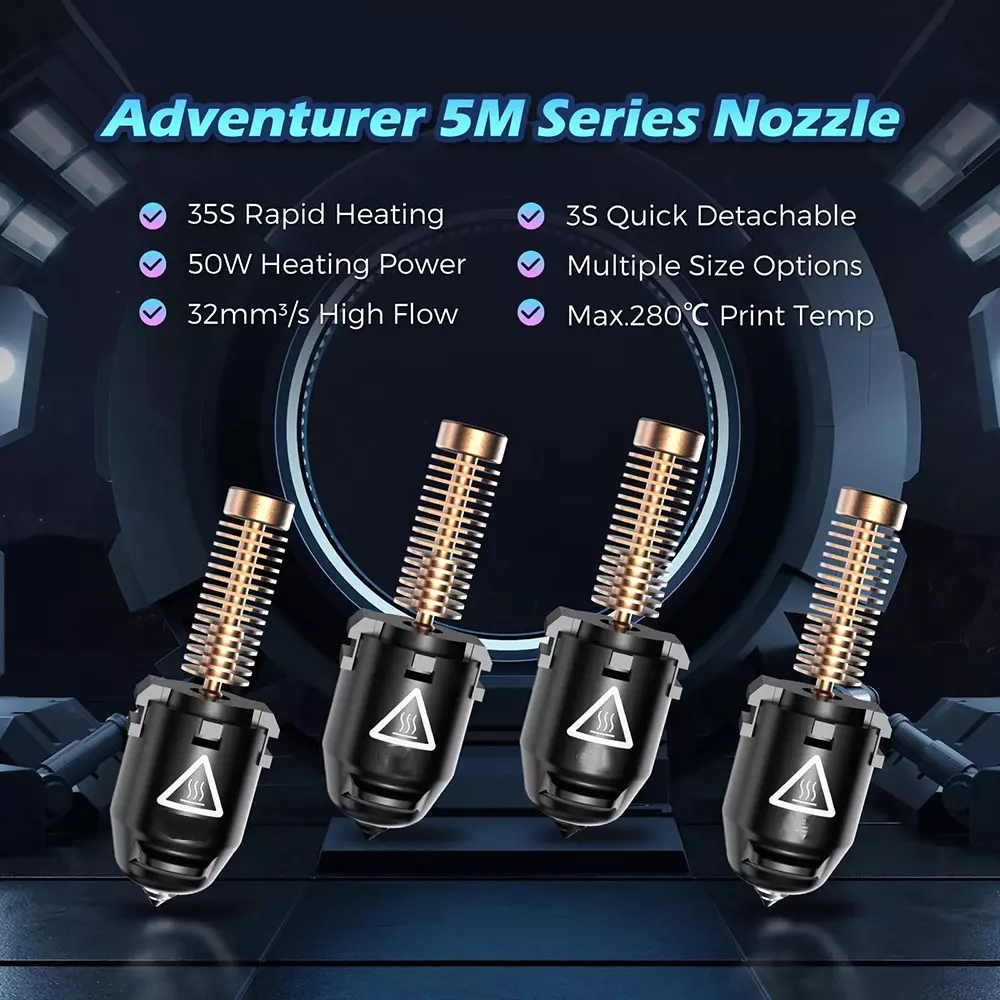flashforge-adventurer-5m-series-nozzle-assembly-kit-06-mm-diameter-32-mms-flow-rate-for-3d-printer