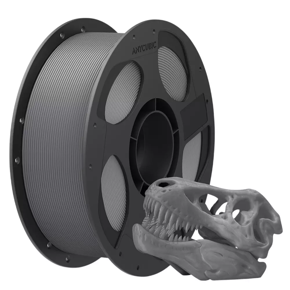 ANYCUBIC 1 Kg PLA Filament 1.75 mm Diameter Texture Grey Suitable For FDM 3D Printing
