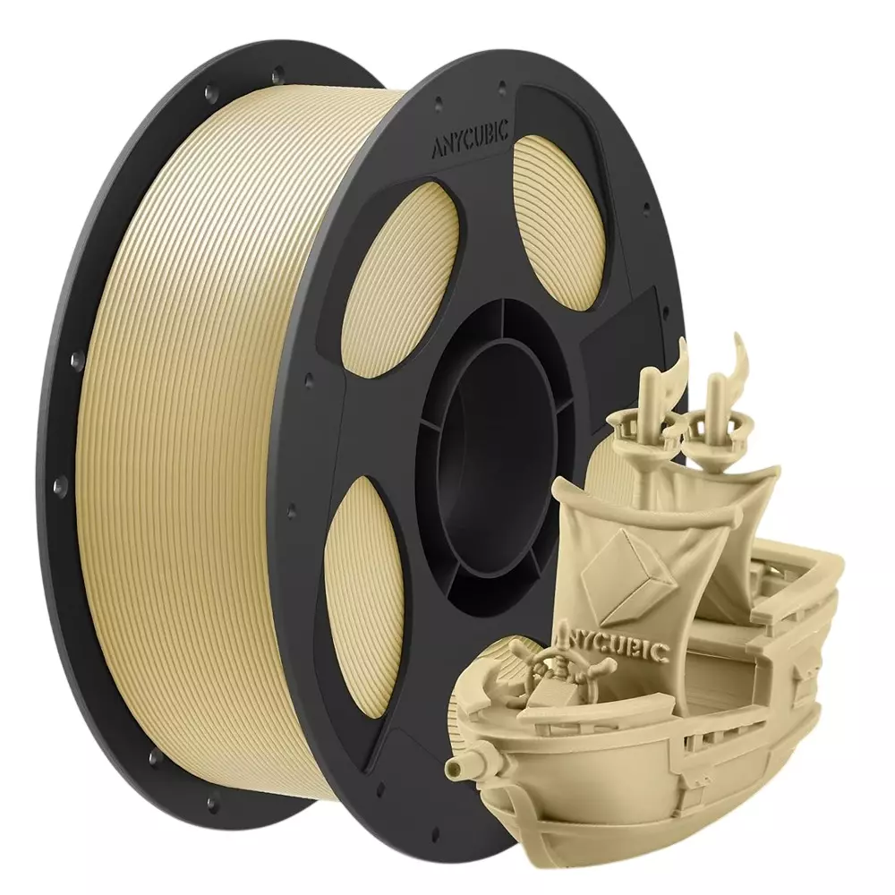 ANYCUBIC 1 Kg PLA Filament 1.75 mm Diameter Beige Suitable For FDM 3D Printing