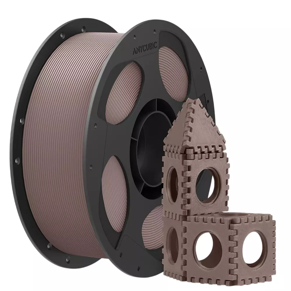 ANYCUBIC 1 Kg PLA Filament 1.75 mm Diameter Brown Suitable For FDM 3D Printing