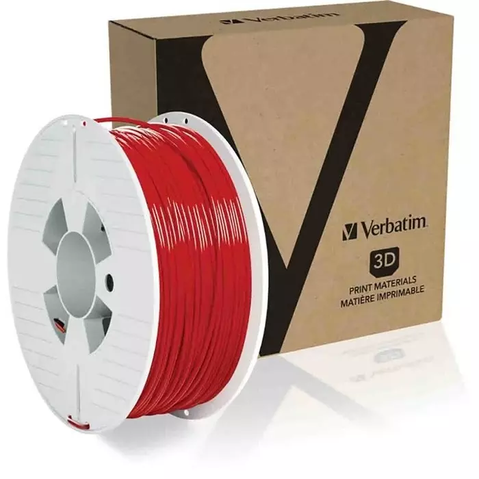 Verbatim 2.85 mm Red PLA 3D Printer Filament 1kg, 55330