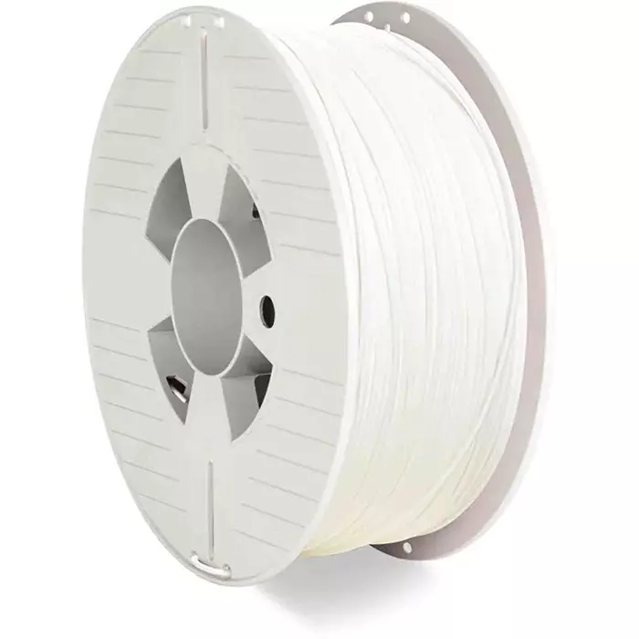 Verbatim 1.75 mm White PET-G 3D Printer Filament 1kg, 55050