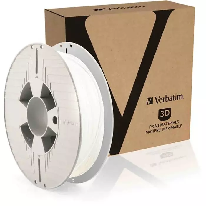 Verbatim 1.75 mm White TPE 85A 3D Printer Filament 500g, 55510