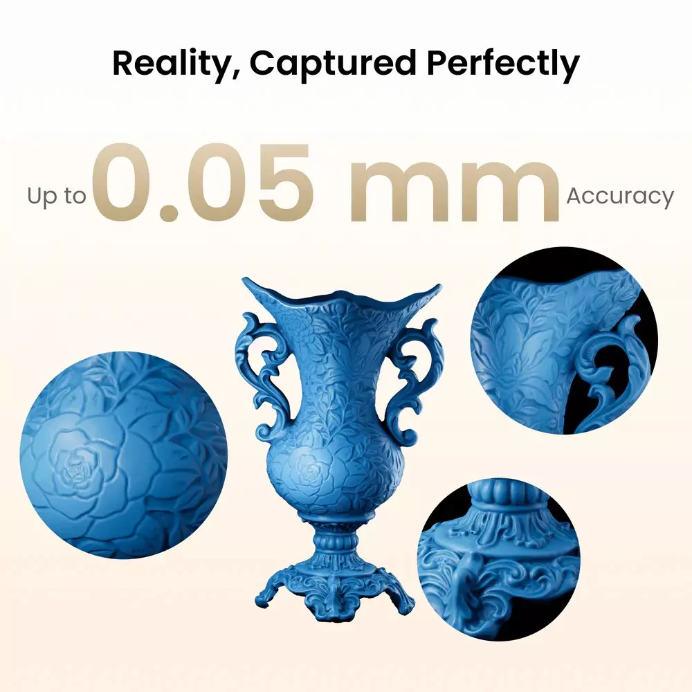 Revopoint INSPIRE 2 Wireless 3D Scanner 0.05 mm Single Frame Accuracy Premium Edition