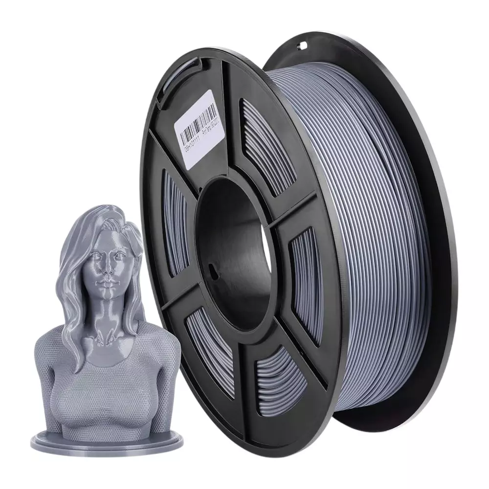 ANYCUBIC 1 Kg PLA Filament 1.75 mm Diameter Texture Silver Suitable For FDM 3D Printing