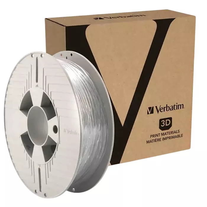 Verbatim 2.85 mm Transparent DURABIO 3D Printer Filament 500g, 55154