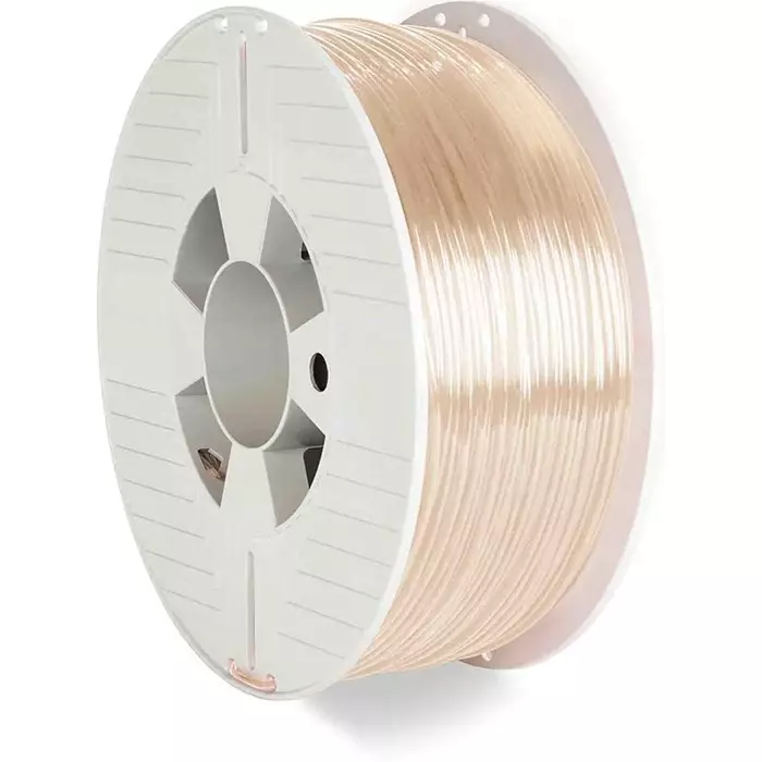 Verbatim 2.85 mm Transparent PET-G 3D Printer Filament 1kg, 55059