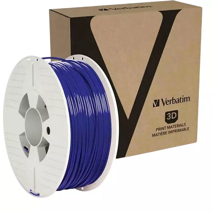 Verbatim 2.85 mm Blue PET-G 3D Printer Filament 1kg, 55063