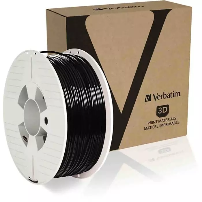Verbatim 2.85 mm Black PLA 3D Printer Filament 1kg, 55327
