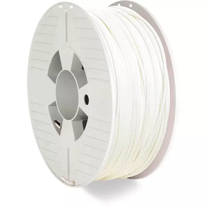 Verbatim 2.85 mm White PET-G 3D Printer Filament 1kg, 55058