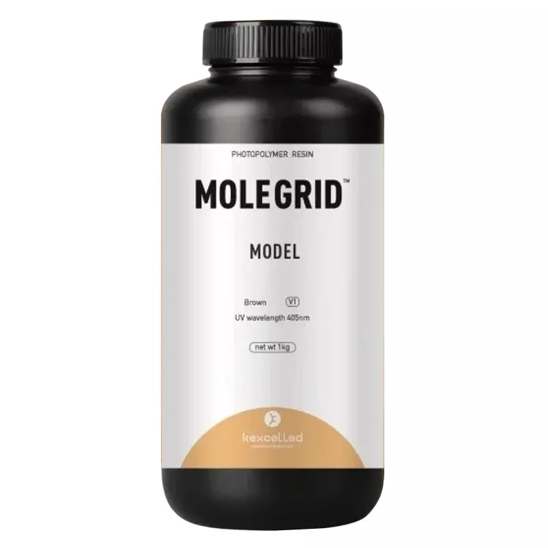 MOLEGRID Model Dental 3D Printer Resin Brown Color 1 Kg Weight