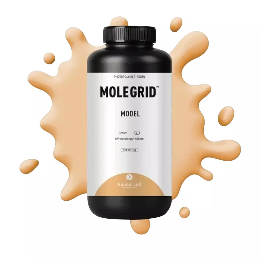 molegrid-model-dental-3d-printer-resin-brown-color-1-kg-weight