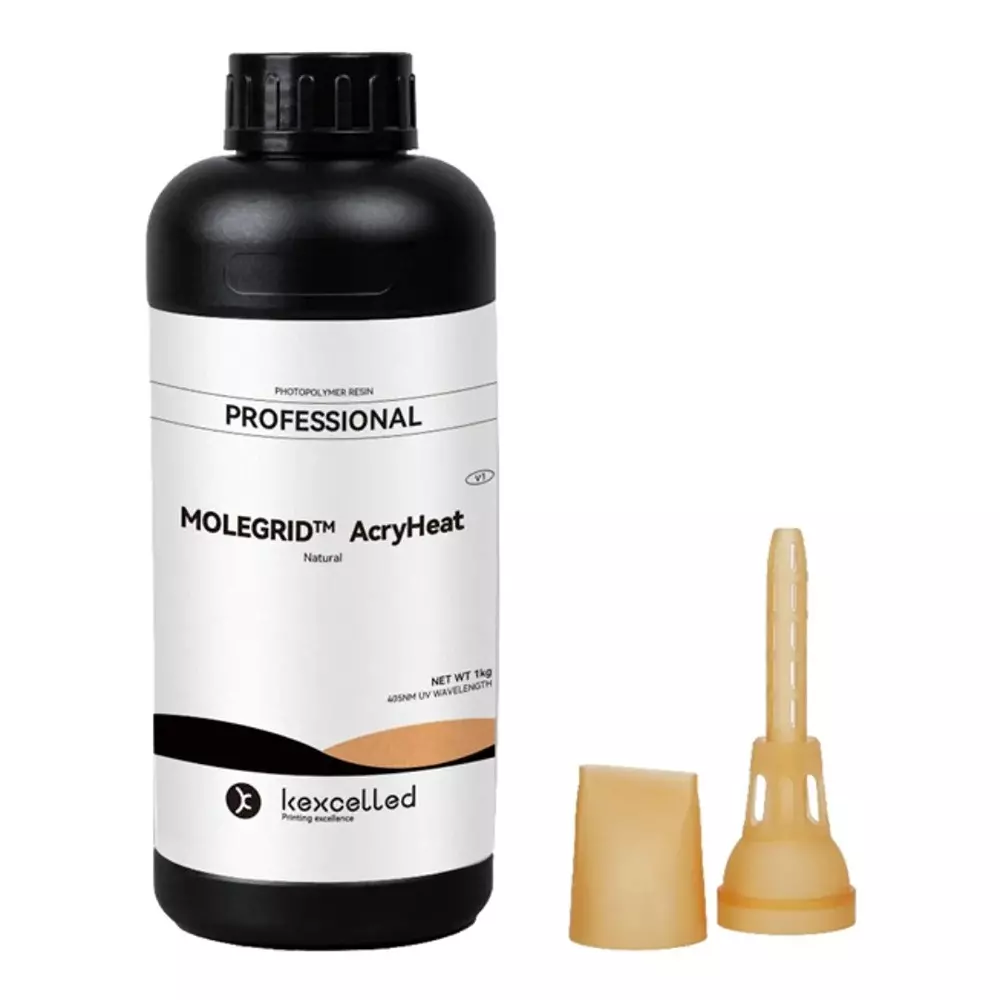 molegrid-acryheat-photopolymer-resin-amber-natural-color-1-kg-weight