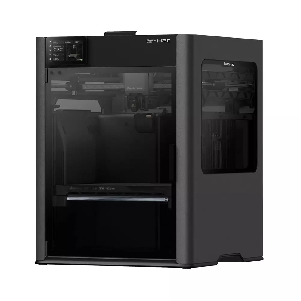 Bambu Lab H2C Multi-Color FDM 3D Printer Uncompromising Multi-Material Performance
