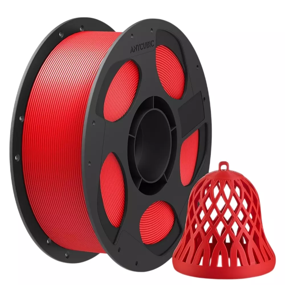 ANYCUBIC 1 Kg PLA Filament 1.75 mm Diameter Texture Red Suitable For FDM 3D Printing