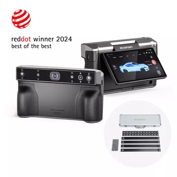 Revopoint MIRACO Plus Standalone 3D Scanner with Photogrammetric Metrology 48 MP RGB Camera