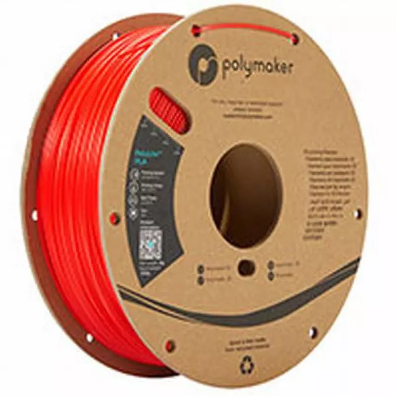 MUTOH PolyLite PLA Filament 1.75 mm Diameter Red, PolyLite PLA-RED