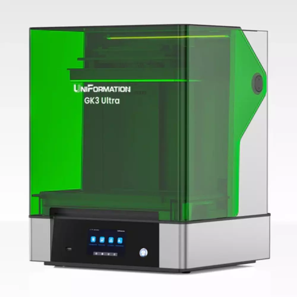 Uniformation 3D Printer 261.62 mm (10.3 inch) 8K Ultra Resin, GK3