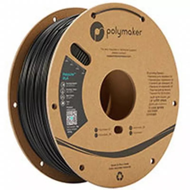 MUTOH PolyLite PLA Filament 1.75 mm Diameter Black, PolyLite PLA-BK