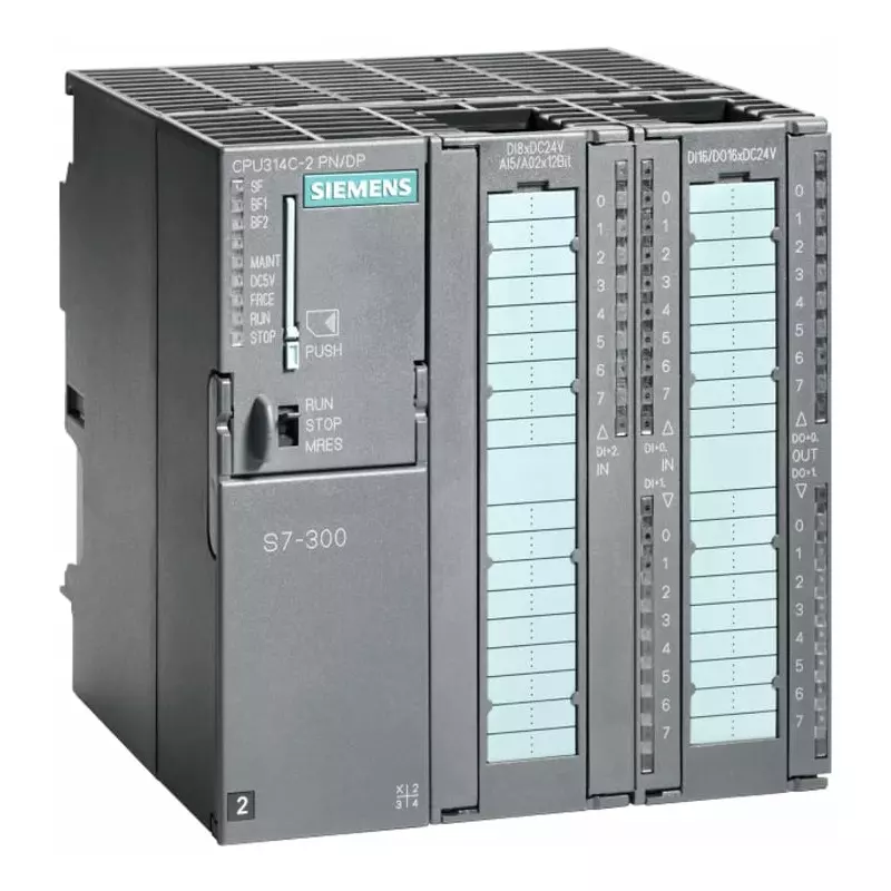 Siemens SIPLUS S7-300 Series PLC CPU for Use with SIPLUS S7-300, 26-Input, 6AG1314-6EH04-7AB0