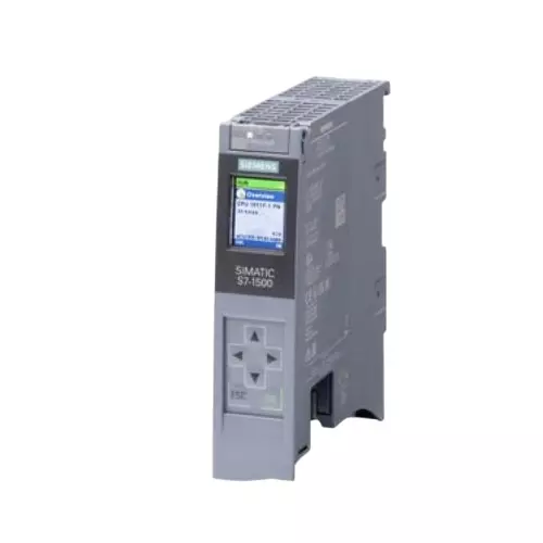 Siemens S7 1500 Series Central Processing Unit CPU 1511F-1 PN with 450 KB for Program, 1.5 MB for Data Memory, 6ES75111FL030AB0