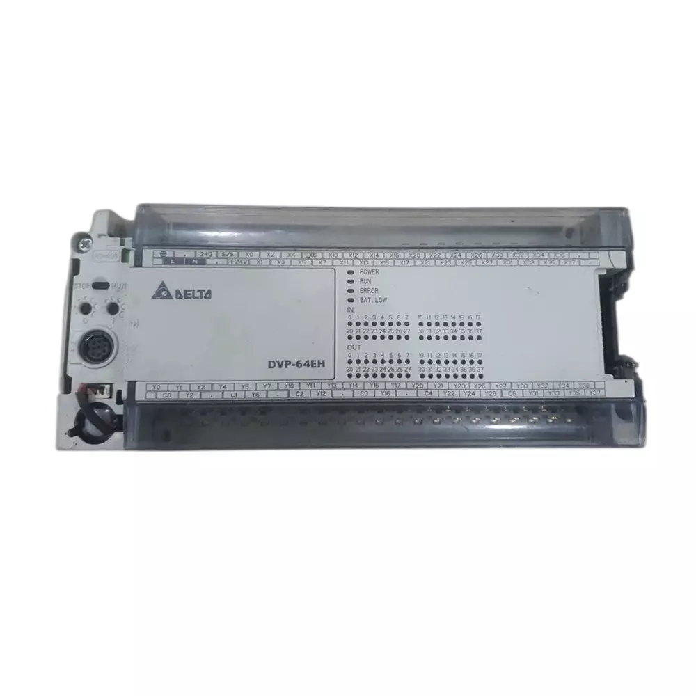 Delta Microprocessing Unit with 100-240 V AC Main Supply Voltage, 32 Digital Input and 32 Digital Output Relay Type, DVP64EH0OR3