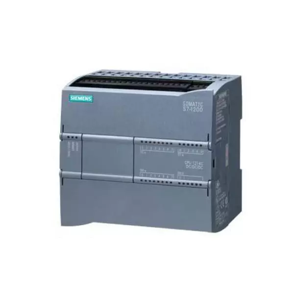 Siemens Compact CPU Module with 2 Analog Input, 14 Digital Input and 24 V DC Rated Voltage, 6ES7214-1AG40-0XB0