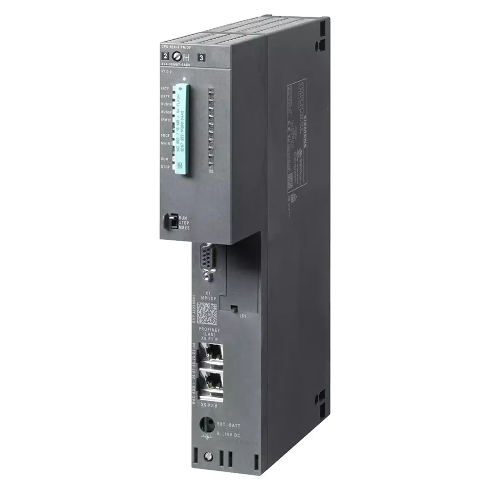 Siemens SIPLUS S7-400 Series PLC CPU for Use with SIPLUS S7-400, 6AG14143EM077AB0