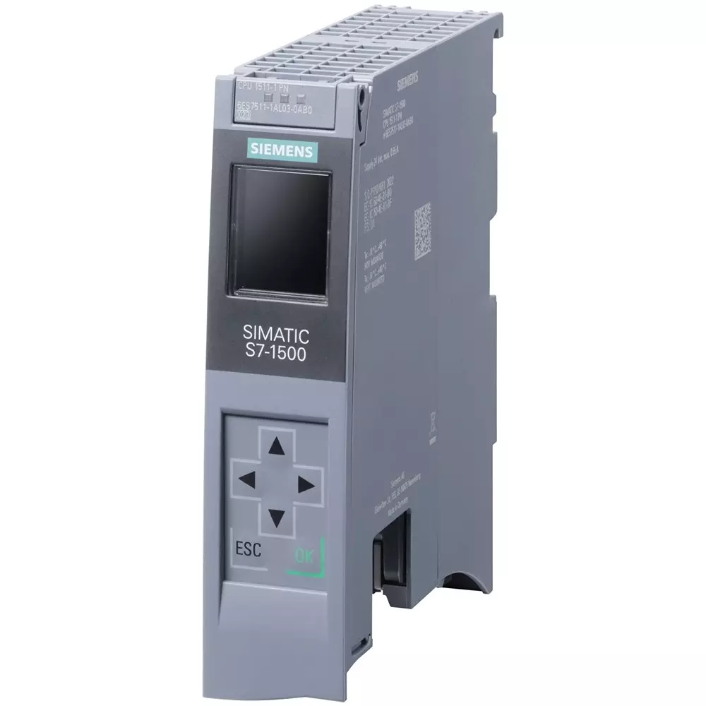 Siemens S7 1500 Series Controller, 24 V Supply, Voltage Output, 2-Input, 6AG2511-1AL03-1AB0