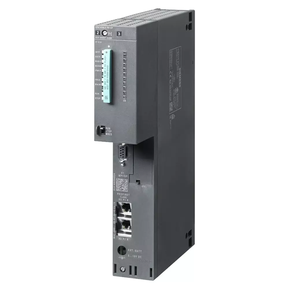 Siemens SIPLUS S7-400 Series PLC CPU for Use with SIPLUS S7-400, CPU Output, 6AG14163ES077AB0